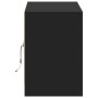 Mueble de TV con LED madera de ingeniería negro 100x34x50 cm de , Muebles TV - Ref: Foro24-852188, Precio: 92,55 €, Descuento: %