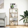 Estantería de madera de ingeniería roble artisian 60x20x120 cm de , Librerías y estanterías - Ref: Foro24-858155, Precio: 76,...
