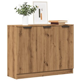 Aparador de madera de ingeniería roble artisan 90,5x30x70 cm de , Aparadores - Ref: Foro24-856843, Precio: 101,36 €, Descuent...