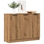 Aparador de madera de ingeniería roble artisan 90,5x30x70 cm de , Aparadores - Ref: Foro24-856843, Precio: 101,36 €, Descuent...