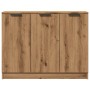 Aparador de madera de ingeniería roble artisan 90,5x30x70 cm de , Aparadores - Ref: Foro24-856843, Precio: 101,36 €, Descuent...