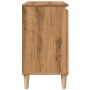 Armario lavabo baño madera ingeniería roble artisan 65x33x60 cm de , Tocadores de baño - Ref: Foro24-857121, Precio: 88,44 €,...
