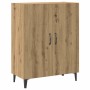Aparador con mueble pared madera contrachapada artesanal roble de , Aparadores - Ref: Foro24-3329224, Precio: 155,03 €, Descu...