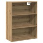 Aparador con mueble pared madera contrachapada artesanal roble de , Aparadores - Ref: Foro24-3329224, Precio: 155,03 €, Descu...