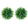 Bolas de boj artificial con luces LED 2 unidades 20 cm de , Flora artificial - Ref: Foro24-3335899, Precio: 35,21 €, Descuent...