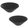 Lavabos 2 uds negro brillo Ø42x14 cm cerámica de , Lavabos y fregaderos - Ref: Foro24-42000314, Precio: 72,35 €, Descuento: -5%%