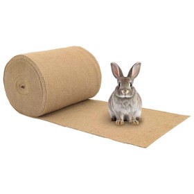 Estera de cáñamo para roedores 0,5x25 m 5 mm de , Alfombrillas para comederos - Ref: Foro24-42001198, Precio: 112,76 €, Descu...