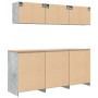 Armarios 6 uds para garaje madera de ingeniería ris hormigón de , Armarios industriales - Ref: Foro24-3328344, Precio: 483,38...