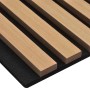 Paneles acústicos de pared 2 uds listones 60,5x60 cm de , Recubrimiento de paredes - Ref: Foro24-42002578, Precio: 47,35 €, D...