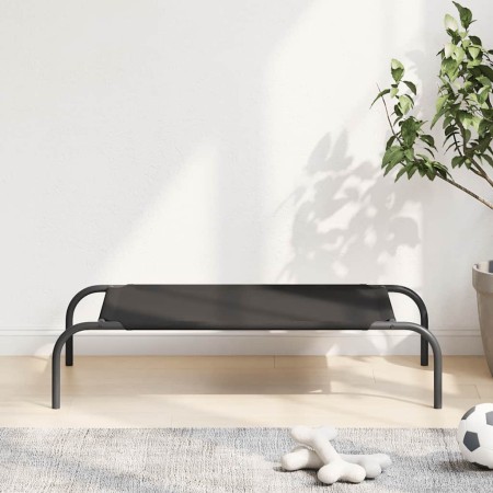 Cama elevada para perros negra 90x50x20 cm tela Oxford y acero de , Camas para perros - Ref: Foro24-42000838, Precio: 22,43 €...