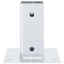 Bases para postes cuadradas 4 uds. Plata 71x71 mm de , Postes de cerca - Ref: Foro24-42000006, Precio: 20,10 €, Descuento: %