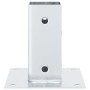 Bases para postes cuadradas 4 uds. Plata 71x71 mm de , Postes de cerca - Ref: Foro24-42000006, Precio: 20,10 €, Descuento: %