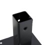 Bases para postes cuadradas 12 uds. Antracita 46x46 mm de , Postes de cerca - Ref: Foro24-42000019, Precio: 54,37 €, Descuent...