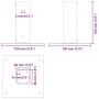 Bases para postes cuadradas 12 uds. Antracita 46x46 mm de , Postes de cerca - Ref: Foro24-42000019, Precio: 54,37 €, Descuent...