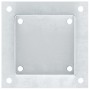 Bases para postes cuadradas 4 uds. Plata 101x101 mm | Foro24.es | Tu tienda online para hogar, jardín y más Foro24.es