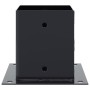 Bases para postes cuadradas 12 uds. Antracita 121x121 mm de , Postes de cerca - Ref: Foro24-42000033, Precio: 85,47 €, Descue...