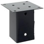 Bases para postes cuadradas 12 uds. Antracita 81x81 mm de , Postes de cerca - Ref: Foro24-42000027, Precio: 58,89 €, Descuent...