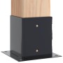 Bases para postes cuadradas 12 uds. Antracita 101x101 mm de , Postes de cerca - Ref: Foro24-42000031, Precio: 84,95 €, Descue...
