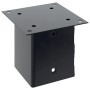 Bases para postes cuadradas 12 uds. Antracita 101x101 mm de , Postes de cerca - Ref: Foro24-42000031, Precio: 84,95 €, Descue...