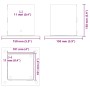 Bases para postes cuadradas 12 uds. Antracita 101x101 mm de , Postes de cerca - Ref: Foro24-42000031, Precio: 84,95 €, Descue...