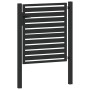 Puerta de jardín con cerradura de aluminio negra 100x100 cm de , Puertas de jardín - Ref: Foro24-42004146, Precio: 274,32 €, ...