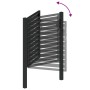 Puerta de jardín con cerradura de aluminio negra 100x100 cm de , Puertas de jardín - Ref: Foro24-42004146, Precio: 274,32 €, ...