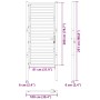 Puerta de jardín con cerradura de aluminio negra 100x200 cm de , Puertas de jardín - Ref: Foro24-42004150, Precio: 310,68 €, ...