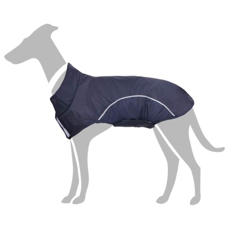 Chubasquero perros con tiras reflectantes poliéster azul L de , Ropa para perros - Ref: Foro24-42000300, Precio: 19,83 €, Des...