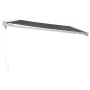 Toldo retráctil aluminio y tela gris antracita 4x3 m de , Toldos - Ref: Foro24-3154538, Precio: 566,92 €, Descuento: -5%%