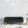 Sofá para niños de terciopelo negro 70x45x26,5 cm de , Mobiliario para bebés y niños pequeños - Ref: Foro24-3196333, Precio: ...