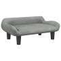 Sofá para niños de terciopelo gris claro 70x40x24 cm de , Mobiliario para bebés y niños pequeños - Ref: Foro24-3196350, Preci...