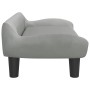 Sofá para niños de terciopelo gris claro 70x40x24 cm de , Mobiliario para bebés y niños pequeños - Ref: Foro24-3196350, Preci...