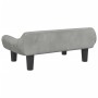 Sofá para niños de terciopelo gris claro 70x40x24 cm de , Mobiliario para bebés y niños pequeños - Ref: Foro24-3196350, Preci...