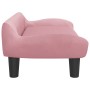 Sofá para niños de terciopelo rosa 70x40x24 cm de , Mobiliario para bebés y niños pequeños - Ref: Foro24-3196352, Precio: 68,...
