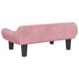 Sofá para niños de terciopelo rosa 70x40x24 cm de , Mobiliario para bebés y niños pequeños - Ref: Foro24-3196352, Precio: 68,...