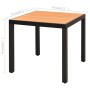 Set de comedor de jardín de 3 piezas PVC ratán negro y marrón de , Conjuntos de jardín - Ref: Foro24-3060124, Precio: 263,13 ...