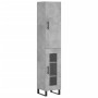 Aparador de madera contrachapada gris hormigón 34,5x34x180 cm de , Aparadores - Ref: Foro24-3199069, Precio: 103,95 €, Descue...