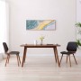 Sillas de comedor 2 unidades cuero sintético negro de , Sillas de comedor - Ref: Foro24-287380, Precio: 309,55 €, Descuento: ...