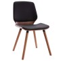 Sillas de comedor 2 unidades cuero sintético negro de , Sillas de comedor - Ref: Foro24-287380, Precio: 309,55 €, Descuento: ...