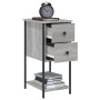 Mesitas de noche 2 uds madera de ingeniería gris 32x42x70 cm de , Mesitas de noche - Ref: Foro24-826100, Precio: 105,90 €, De...