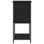 Mesita de noche madera de ingeniería negro 32x42x70 cm de , Mesitas de noche - Ref: Foro24-826093, Precio: 74,83 €, Descuento...