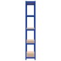 Estantería almacenaje 5 niveles azul madera contrachapada acero de , Estanterías industriales - Ref: Foro24-152856, Precio: 5...