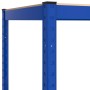 Estantería almacenaje 5 niveles azul madera contrachapada acero de , Estanterías industriales - Ref: Foro24-152856, Precio: 5...