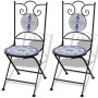 Set de mesa y sillas de jardín 3 pzas con mosaico azul y blanco de , Conjuntos de jardín - Ref: Foro24-271771, Precio: 228,63...