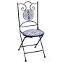 Mesa y sillas de bistró 3 piezas mosaico cerámica azul y blanco de , Conjuntos de jardín - Ref: Foro24-279413, Precio: 240,09...