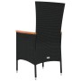 Sillas de jardín con cojines 4 unidades ratán sintético negro de , Sillas de jardín - Ref: Foro24-319527, Precio: 285,15 €, D...