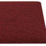 Paneles de pared 12 uds tela rojo tinto 30x15 cm 0,54 m² | Foro24.es | Tu tienda online para hogar, jardín y más Foro24.es