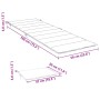 Cojín de tumbona tela Oxford turquesa de , Cojines para sillas y sofás - Ref: Foro24-361361, Precio: 41,42 €, Descuento: %