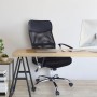 HI Silla de oficina acero negra de , Sillas de oficina - Ref: Foro24-423978, Precio: 115,08 €, Descuento: -5%%