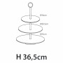 Excellent Houseware Bandeja para servir de 3 niveles negro mate 36,5cm de , Bandejas - Ref: Foro24-442502, Precio: 19,11 €, D...